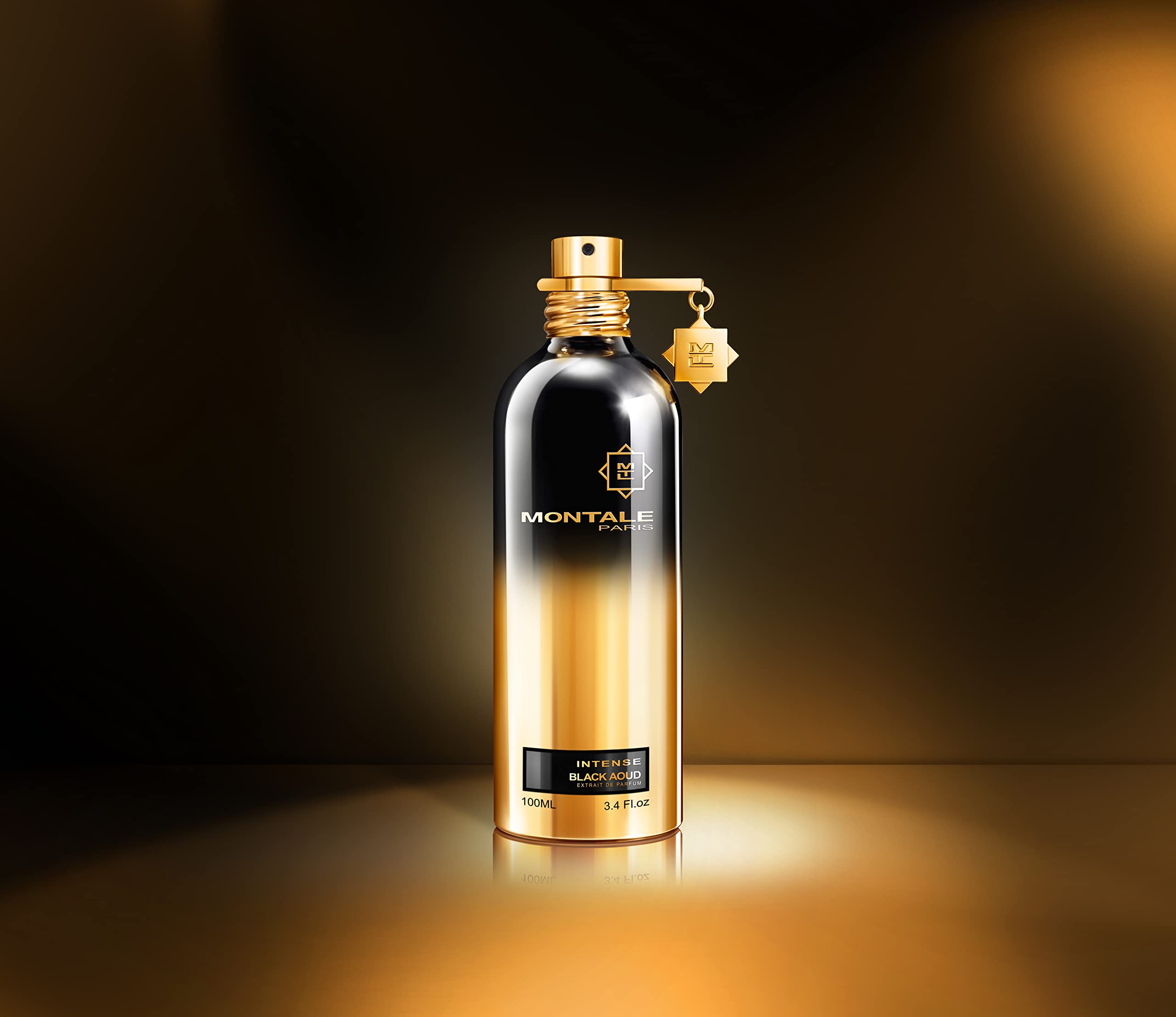Amazon | モンタル Black Aoud Intense Extrait De Parfum Spray 100ml
